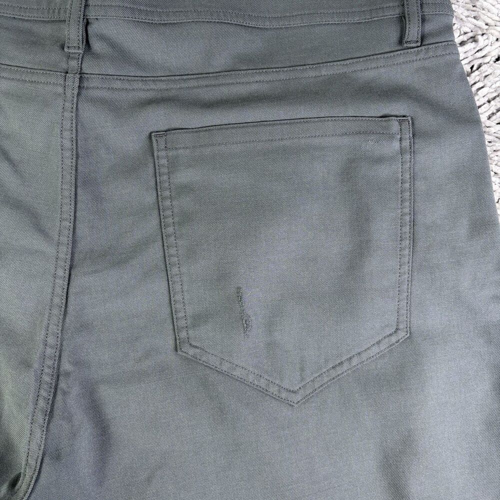 Unbound Merino Chino Pants Mens 40x27 Gray Stretch Performance Wool Business 5 - Picture 8 of 10